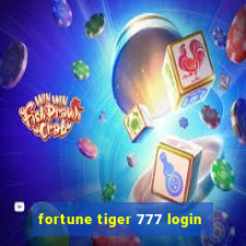 fortune tiger 777 login